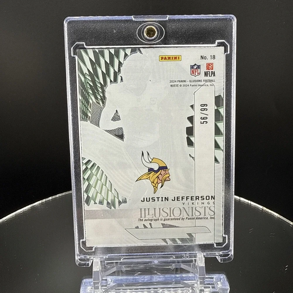 2024 Panini Illusions - Illusionists Autographs Justin Jefferson #18 /99 (AU)